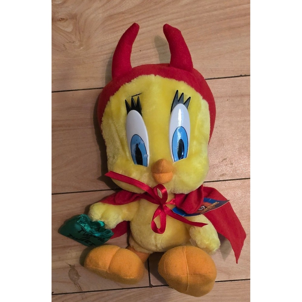 Halloween Tweety Bird Devil Costume Plush Vintage Looney Tunes ACE Play-By-Play